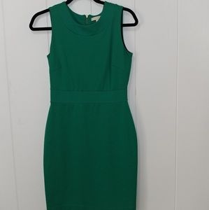 Banana Republic emerald green work dress